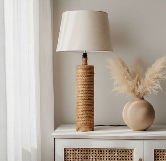 Rope Pillar Lamp
